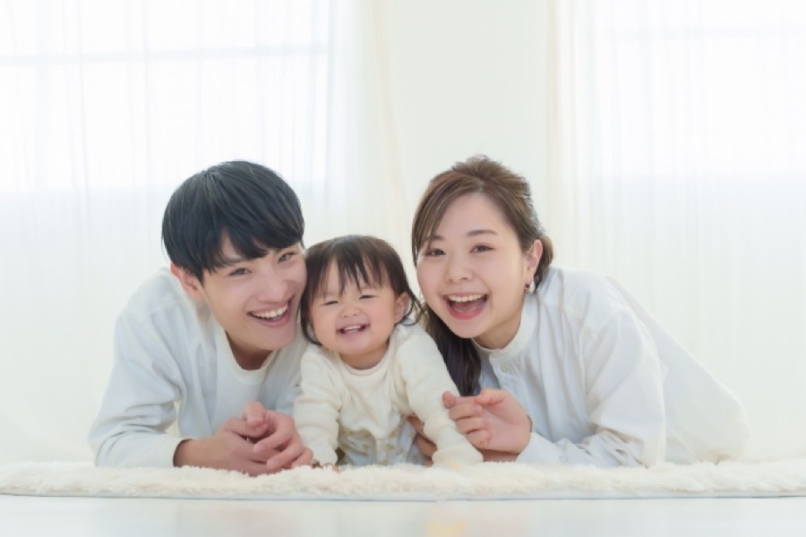 家族の笑顔